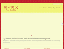 Tablet Screenshot of fengshuisifu.com
